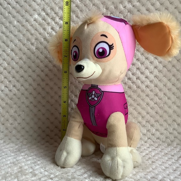 Paw Patrol Plush Skye Nickelodeon Spin Master Stuffed Animal Toy Pink Girl Dog - Picture 5 of 9